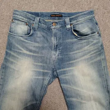 Nudie Jeans 32-32 라이트 블루