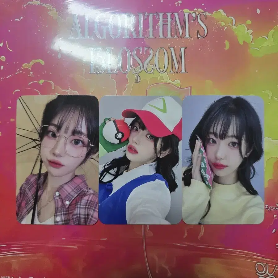 qwer Algorithm Blossom album Components Lenticular photocard
