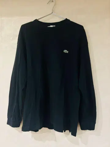 라코스테 EXCLUSIVE 블랙 긴팔 셔츠 US M
