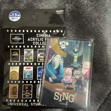 USJ 한정판 시네마 아크릴 마그넷 컬렉션 SING 싱 유니버셜