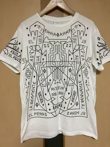 MARCELO BURLON 티셔츠 기하학 패턴