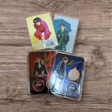 미개봉 미야세 류비 아크릴 스탠드 세트 2개와 엽서