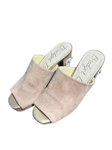 Bridget Birkin 베이지 샌들 꽃 장식 사이즈 L