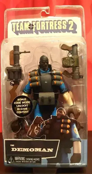 네카 neca 팀 포트리스 2 데모맨 demoman 피규어 Blue