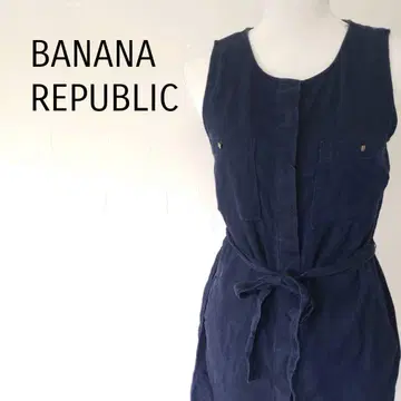 BANANA REPUBLIC 플라이 프론트 슬리브리스 원피스