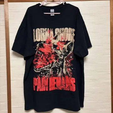 레어 LORNA SHORE 데스코어 밴드 락 티셔츠 구제 의류 길단