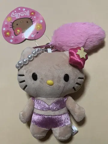 HELLO KITTY GOGO 갸루 꼬리 마스코트 키링 일광화상