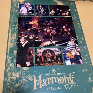 Mrs.GREEN APPLE on Harmony 클리어 포스터
