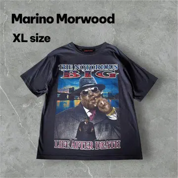 MARINO MORWOOD 노토리어스 BIG 양면 프린트 티셔츠 XL
