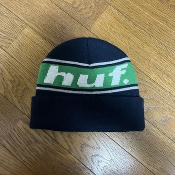 HUF 니트 모자 네이비/그린