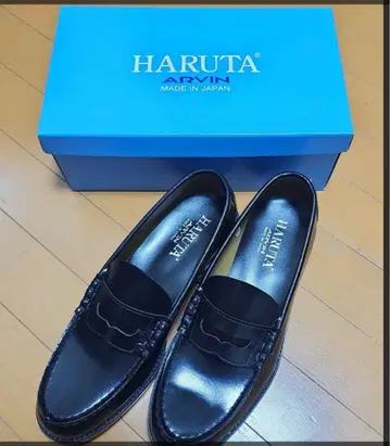 HARUTA 블랙 로퍼 27.5