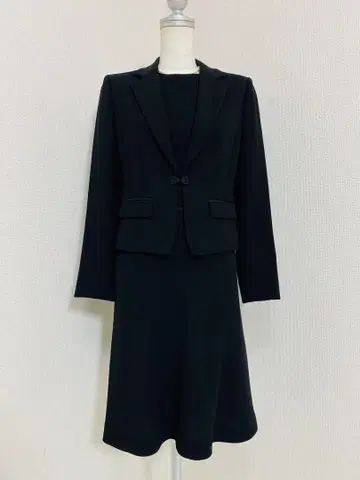 ROND POINT 도쿄 소와르 블랙 포멀 원피스 리본