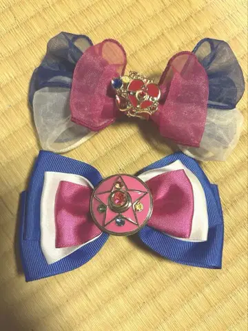 USJ 유니버셜 세일러문 리본 헤어 클립