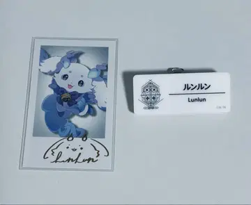 룬룬 폴라로이드 명찰