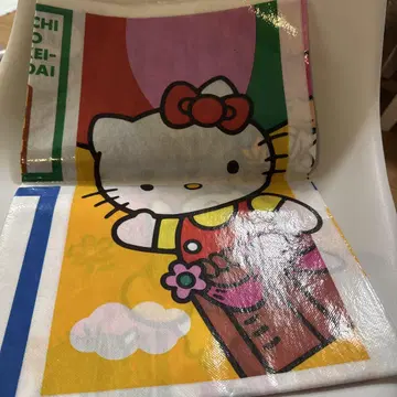 헬로키티 레저 시트 레트로 피크닉 미사용품
