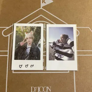 &TEAM DICON weverse 혜택 폴라로이드 K 케이