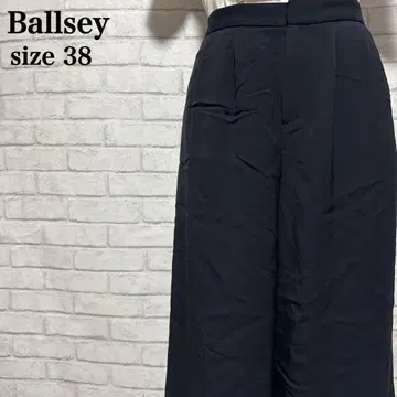 Ballsey 와이드 팬츠 블랙 오피스 캐주얼 출퇴근 고급