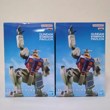 건담 RX-78F00/E 피규어 남코 한정판 2개 세트