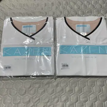 간호사복 상의만 KAZEN 스크럽 2장 세트 미개봉 새상품