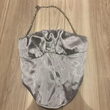 No Dress 실버 뷔스티에
