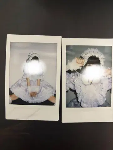 무지개 깃털에 폴라로이드
