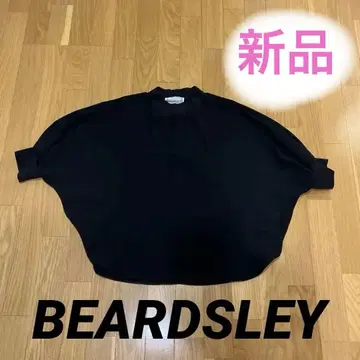 BEARDSLEY 블랙 오분 소매 니트