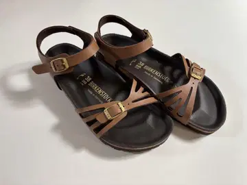 BIRKENSTOCK Bali 브라운 샌들 38