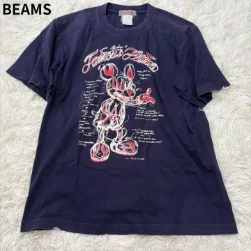 BEAMS SPRAYMAN 디즈니 미키 빔즈 티셔츠
