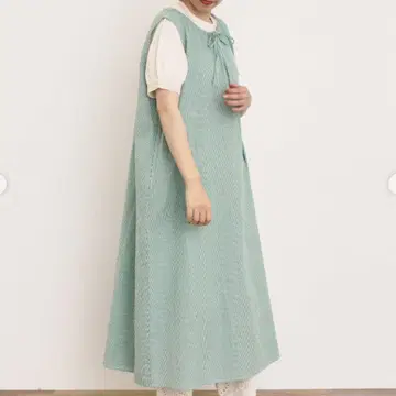 사만사 모스모스 패턴 모듬 민소매 원피스