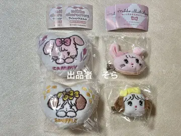 mikko characters 쿠션 마스코트 봉제 인형 앞머리 클립