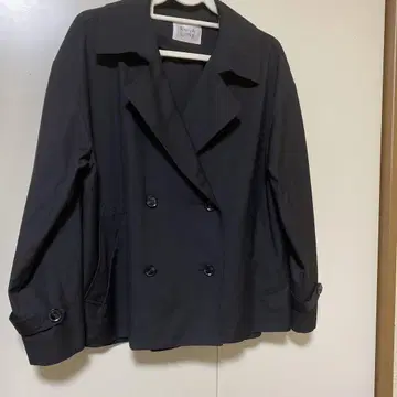 블랙 더블 브레스트 자켓