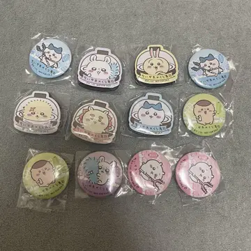치이카와 쿠라스시 캔뱃지 마그넷 시트 토끼 밤만쥬 하치와레