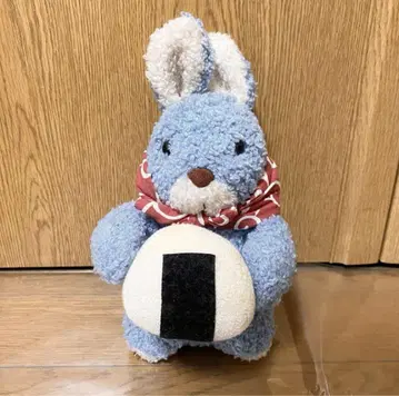 레트로 오니기리즈 토끼 봉제 인형