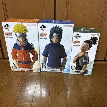 NARUTO 1번 쿠지 피규어 세트 A B C 미개봉
