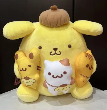 폼폼푸딩 팀 푸딩 모두 함께 산책하러 갔어요! BIG 봉제 인형