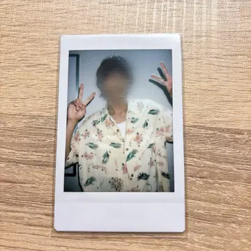 후지바야시 타이야 폴라로이드 사진 1장