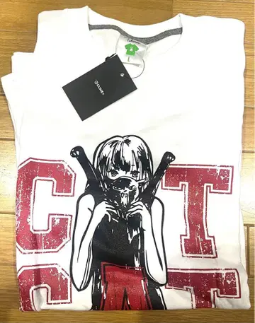 CUNE CAT 그래픽 티셔츠 화이트