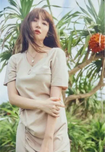 편안한 티셔츠 스타일 롱 드레스