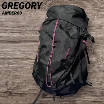 GREGORY 그레고리 AMBER60 백팩 블랙/핑크