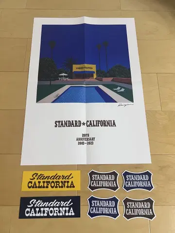 STANDARD CALIFORNIA 20주년 기념 포스터와 스티커