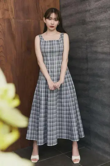 헤르립토 패딩턴 롱 드레스 블랙 M