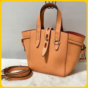 컨디션 최상 FURLA NET 미니 2way 숄더 핸드 백 가죽