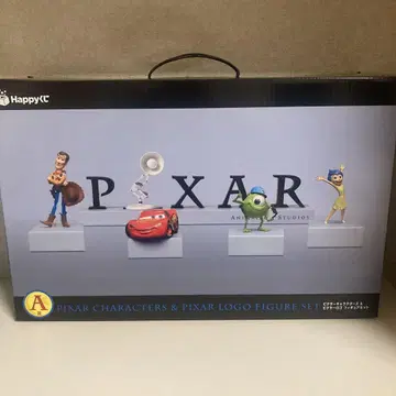 PIXAR 복권 A상 픽사 캐릭터 & 픽사 로고 피규어 세트