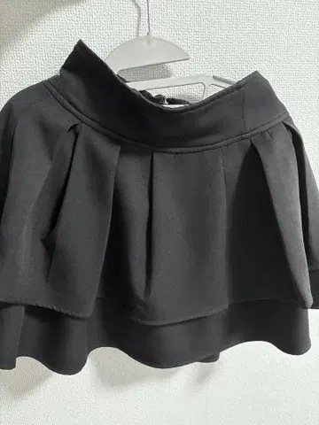 하이 웨스트 티어드 치마바지 유메텐보 미셸 마카롱 슬림 레그 스커트