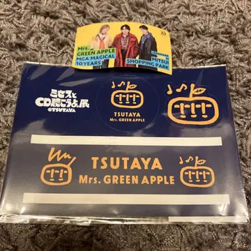 미세스 Mrs. GREEN APPLE TSUTAYA 한정판 스티커