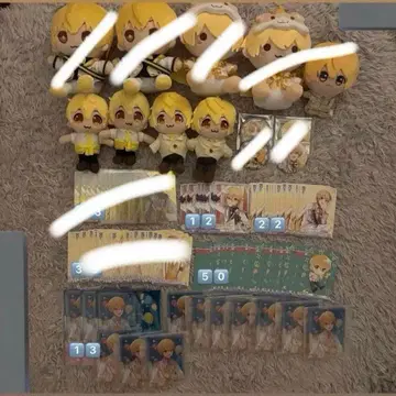 스토푸리 루토 오스와리 봉제 인형 치비누이 아크릴 스탠드 카드 비스