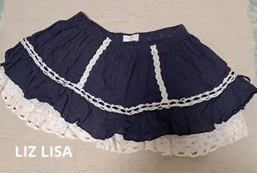 LIZ LISA 치마바지 코튼 레이스 리본 봄 여름 레어 헤이세이
