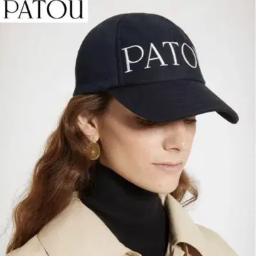 PATOU 블랙 캡 S 사이즈