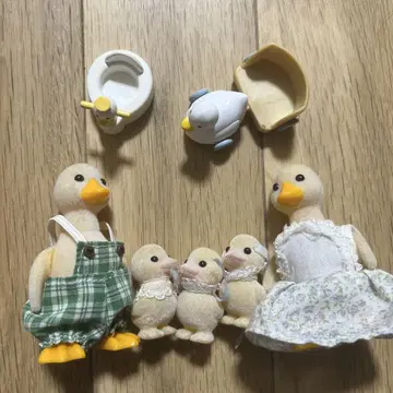 실바니안 패밀리 오리 가족 레트로 세트