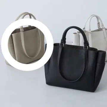 내추럴 뷰티 베이직 라이트 웨이트 2웨이 핸들 토트백
